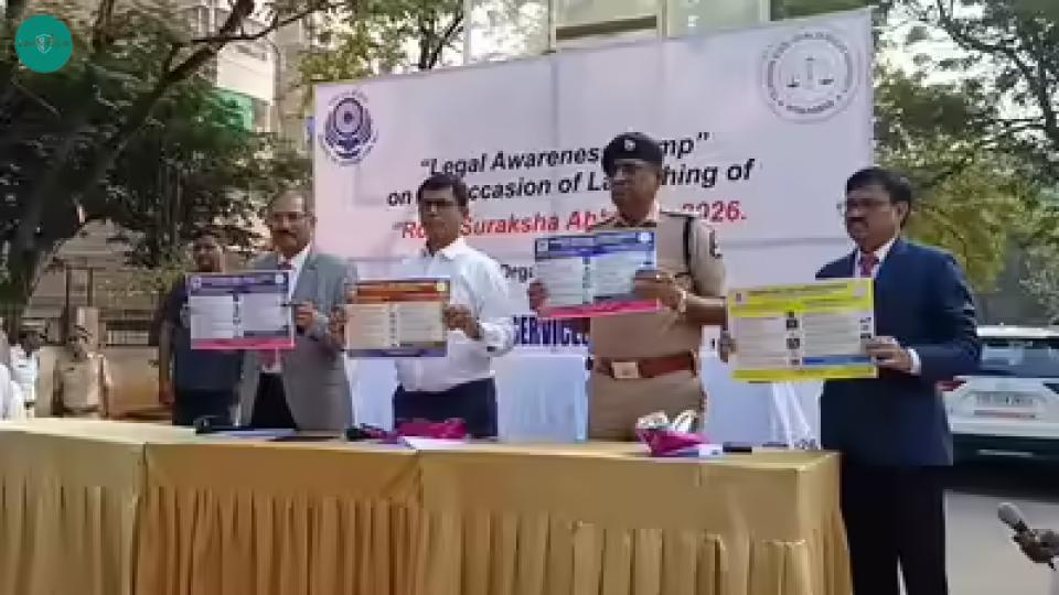 justice p. sam koshy inaugurates road suraksha abhiyan 2026 at chinmaya vidyalaya, hyderabad