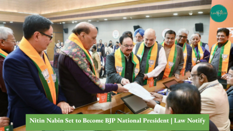 Nitin Nabin Set to Become BJP National President, Elected Unopposed