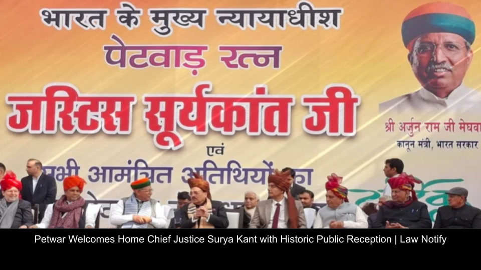From Village Classroom to Supreme Court: Petwar Welcomes Home CJI Surya Kant