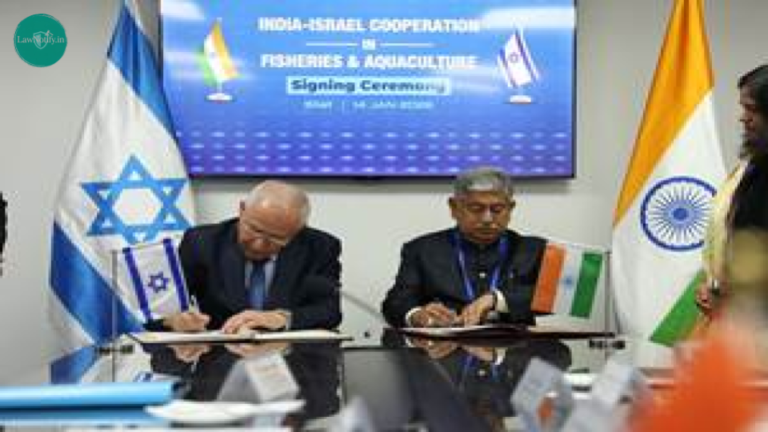 India, Israel Sign Joint Declaration to Deepen Fisheries and Aquaculture Cooperation