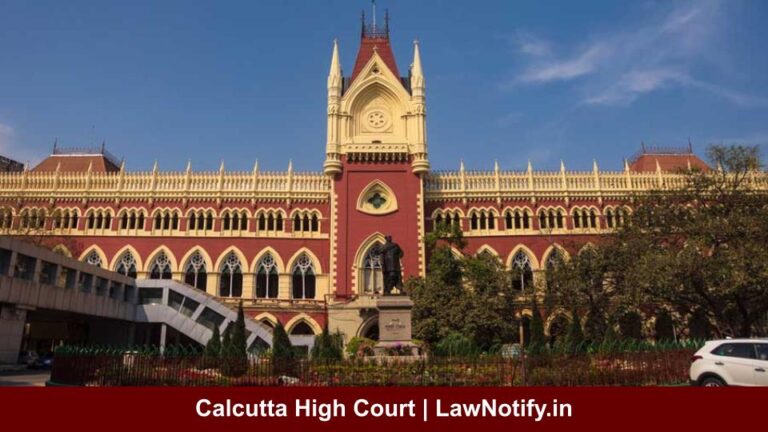 Calcutta High Court | LawNotify.in