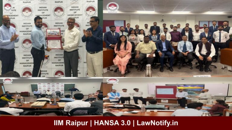IIM Raipur HANSA 3.0