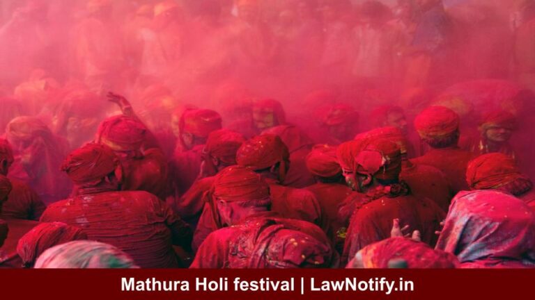Mathura Holi festival | LawNotify.in
