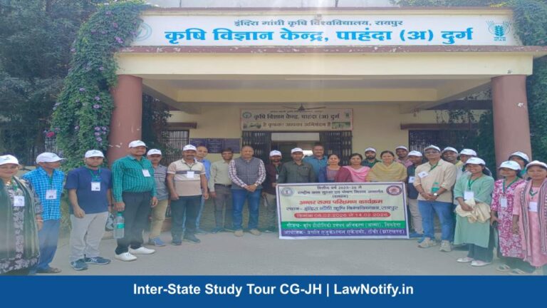 Jharkhand Farmers Visit Durg to Explore Climate-Resilient and Sustainable Farming Practices