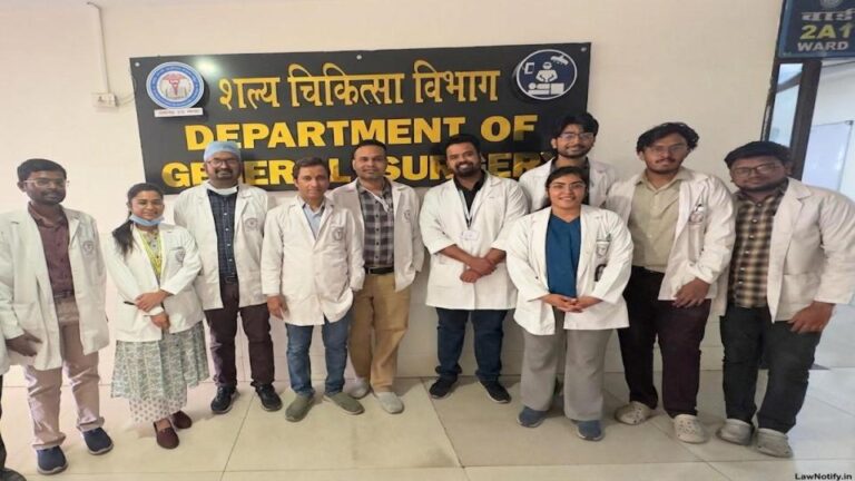 AIIMS Raipur Doctors Save Young Man with Rare Traumatic Diaphragmatic Rupture After Major Fall