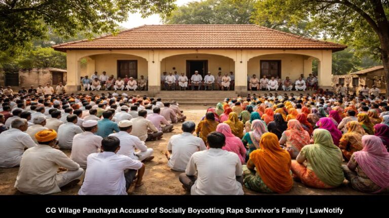 CG Village Panchayat Accused of Socially Boycotting Rape Survivor’s Family | LawNotify