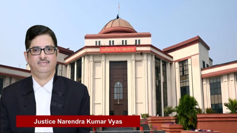 Justice Narendra Kumar Vyas