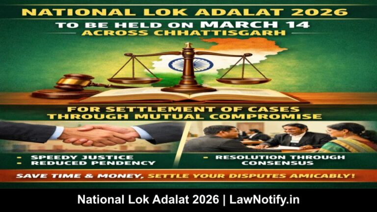 National Lok Adalat 2026 _ LawNotify.in