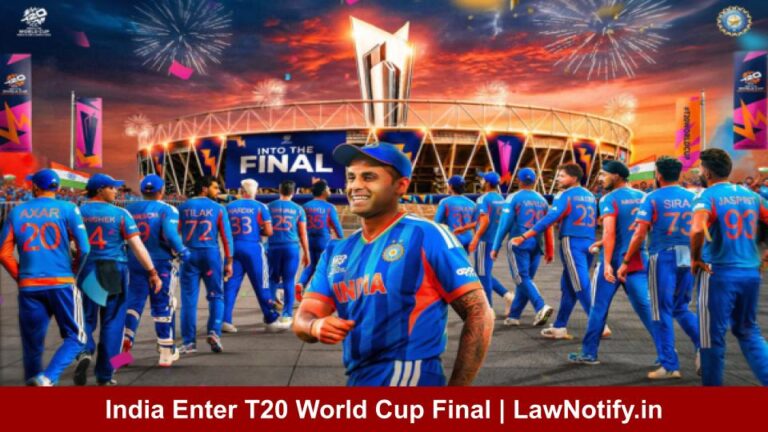 India Enter T20 World Cup Final | LawNotify.in