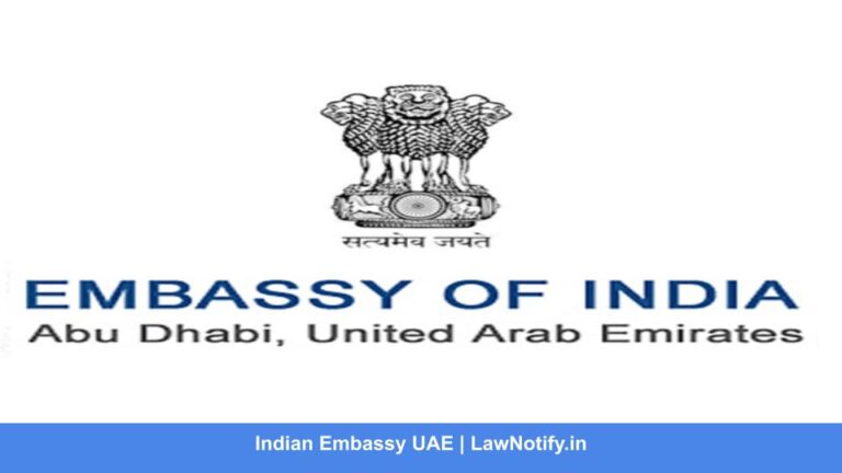 Indian Embassy UAE | LawNotify.in