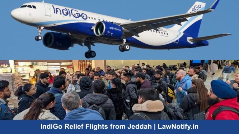 IndiGo Relief Flights from Jeddah | LawNotify.in