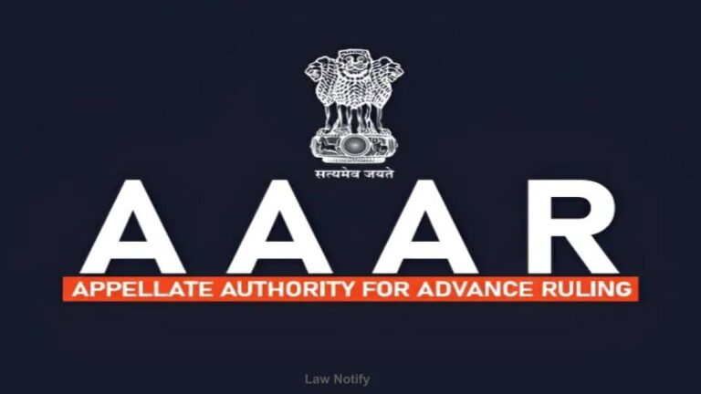 AAAR _ Appellate Authority for Advance Ruling
