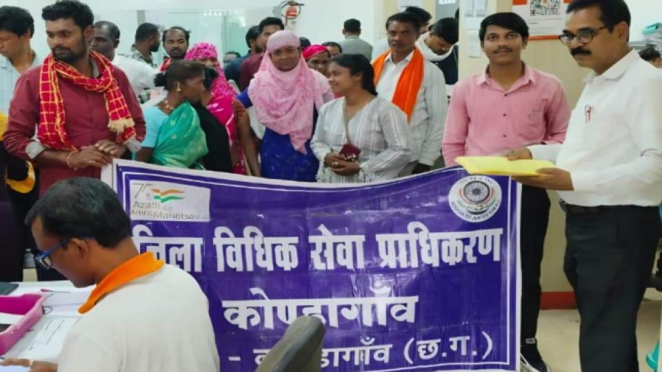 Citizens Attend Legal Literacy Camp Ahead of National Lok Adalat