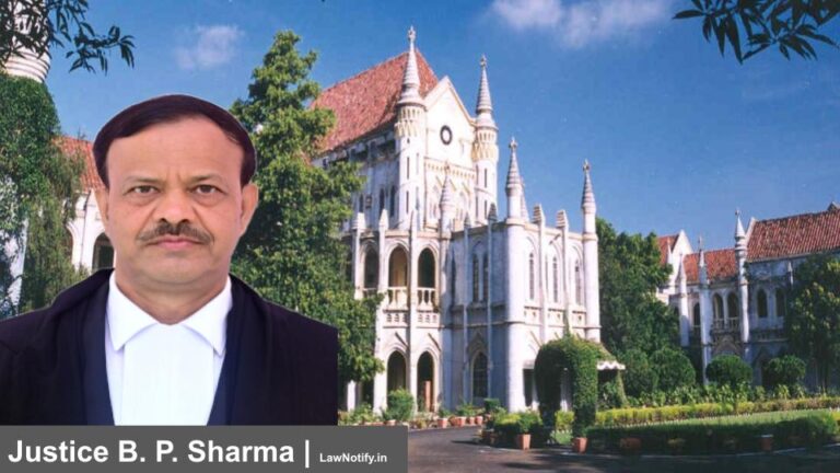 Justice B. P. Sharma _ High Court of Madhya Pradesh