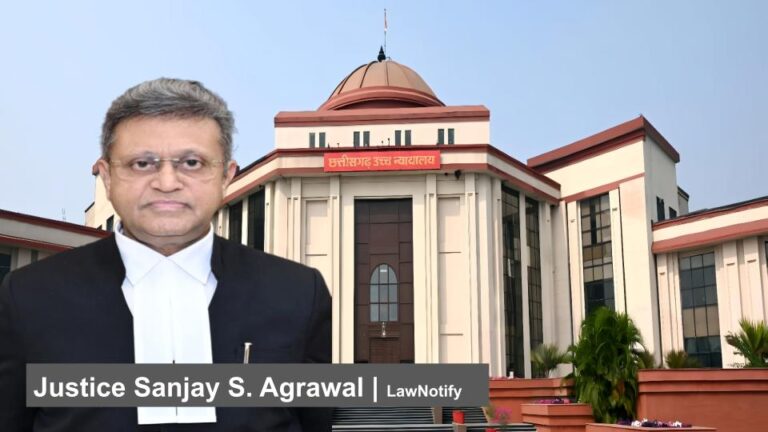 Justice Sanjay S. Agrawal _ LawNotify