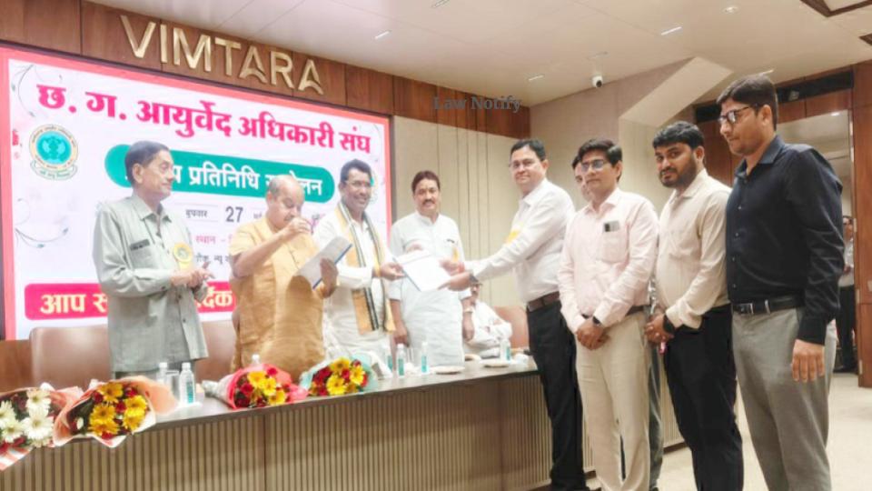 Health Minister Shyam Bihari Jaiswal and MLAs Attend Chhattisgarh Ayurveda Officers Conference in Raipur