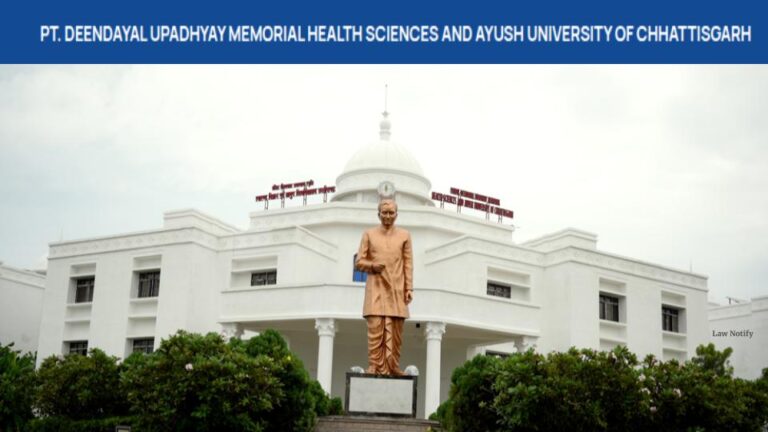 Pt. Deendayal Upadhyay Memorial Health Sciences and Ayush University of Chhattisgarh