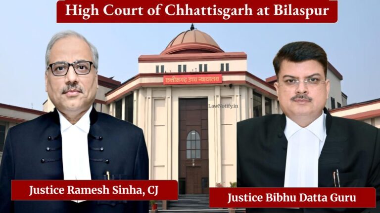 Justice Ramesh Sinha, CJ and Justice Bibhu Datta Guru