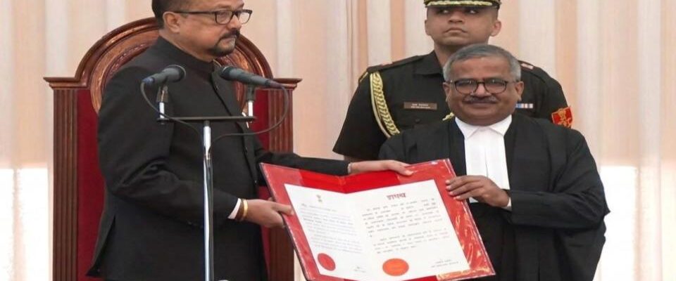 Justice Krushna Ram Mohapatra Sworn In as 16th Chief Justice of Chhattisgarh High Court CGHC